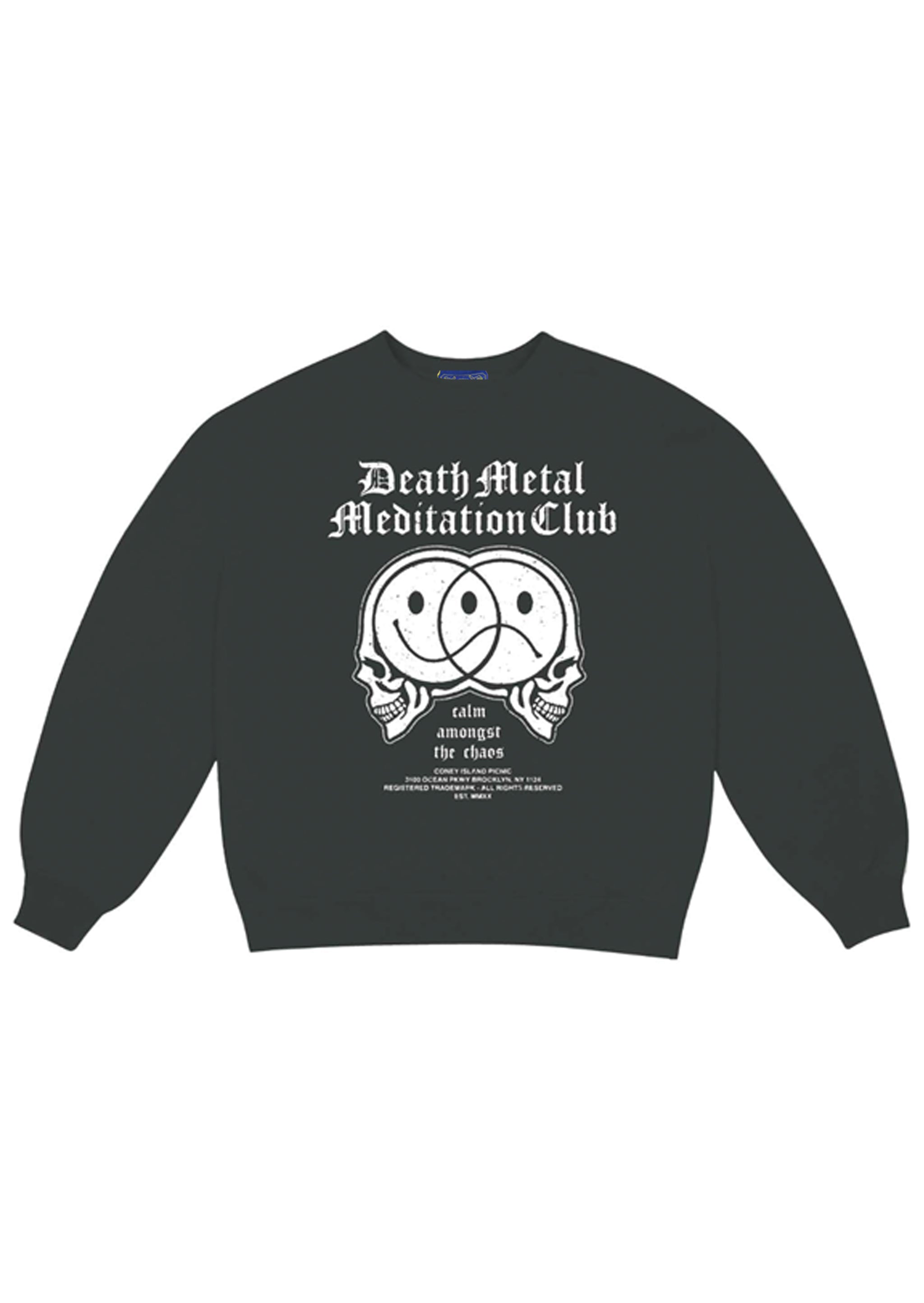Death Metal Meditation Club Graphic Sweatshirt
