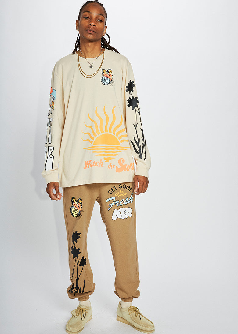 Fresh Air Graphic Long Sleeve Tee - Coney Island Picnic