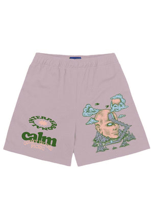 Interpersonal Calm Graphic Mesh Shorts