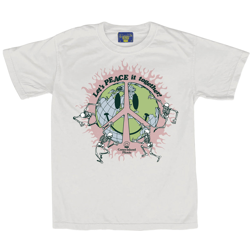Let's Peace it Together Graphic Short Sleeve Tee