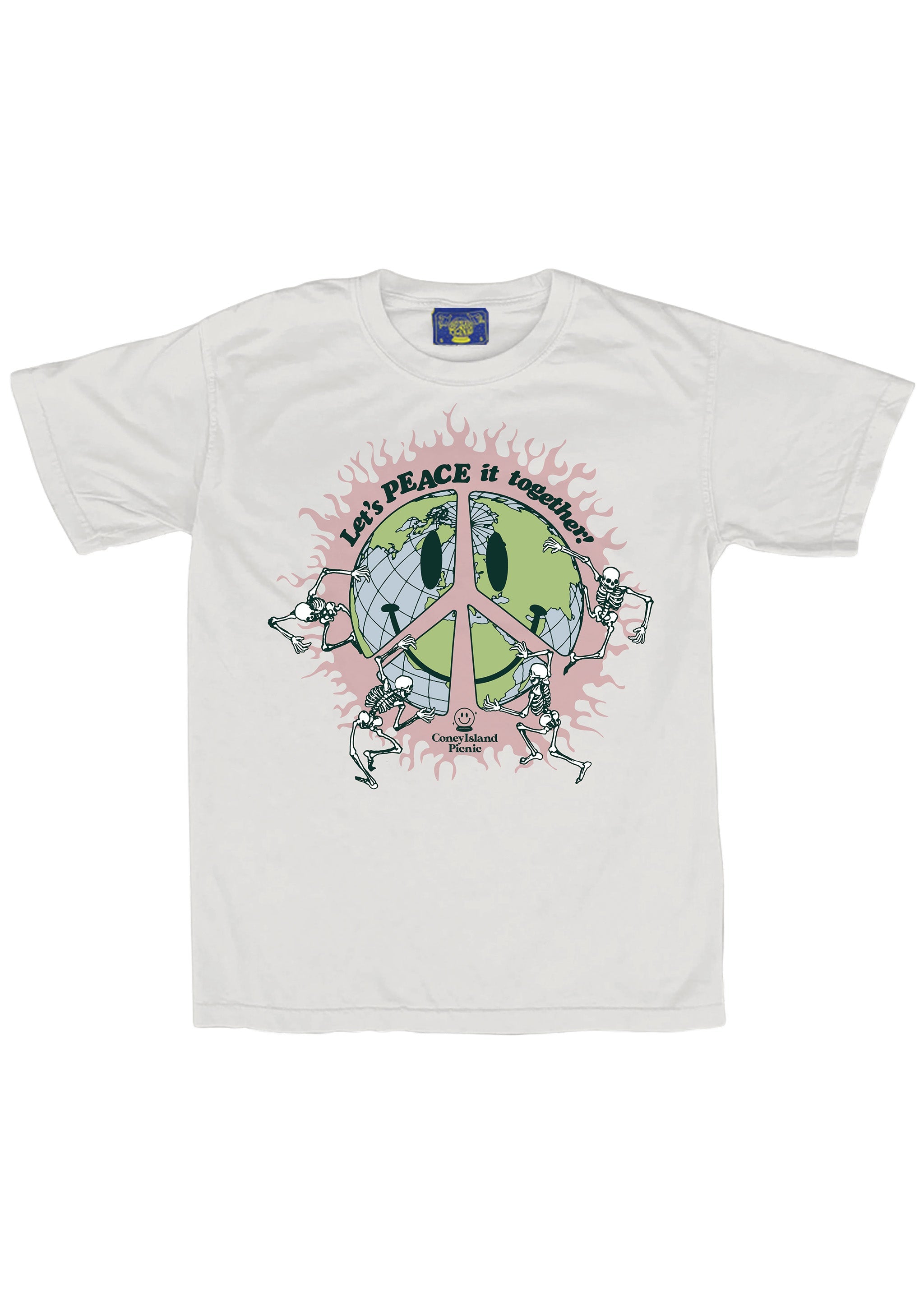 Let's Peace it Together Graphic Short Sleeve Tee