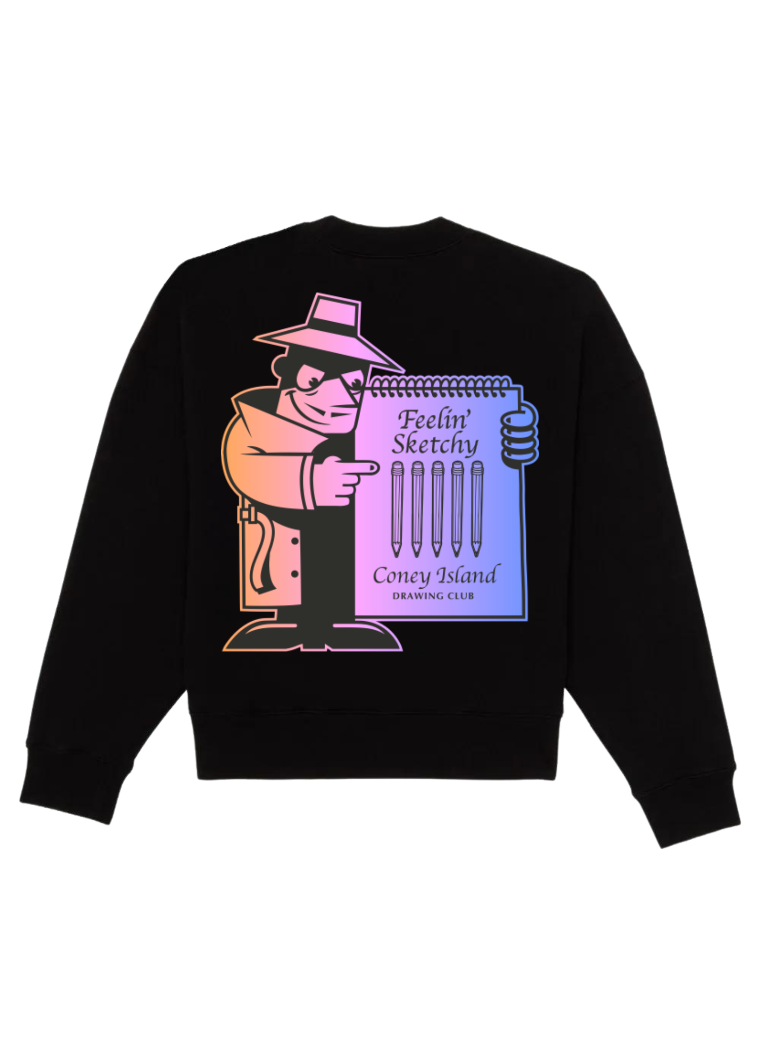 Coney Island Drawing Club Graphic Sweatshirt
