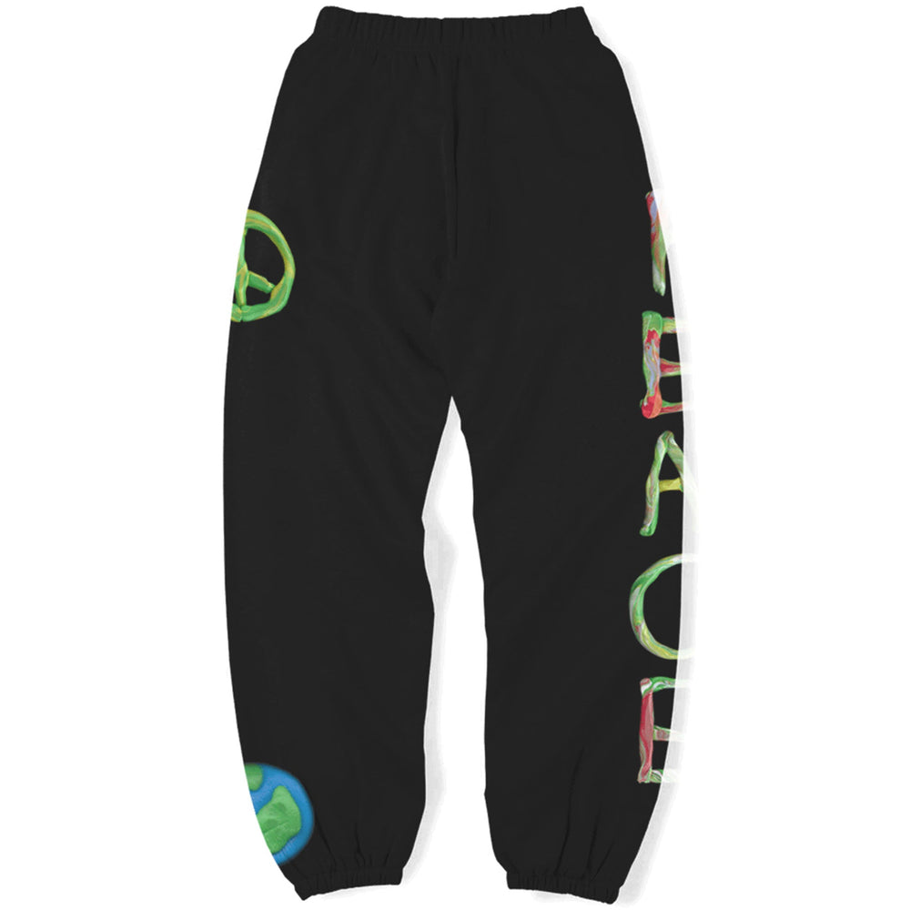 
                      
                        Peace Claymation Graphic Sweatpants
                      
                    