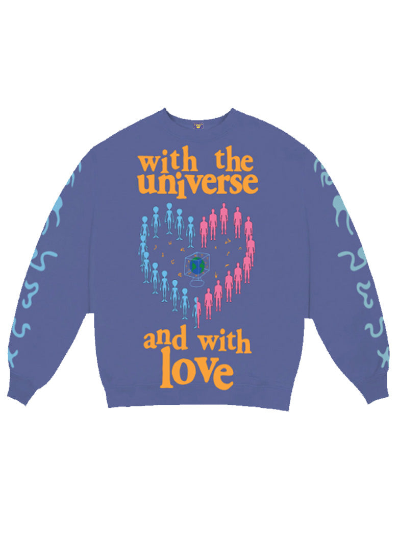 Puff Print Heart Sweatshirts