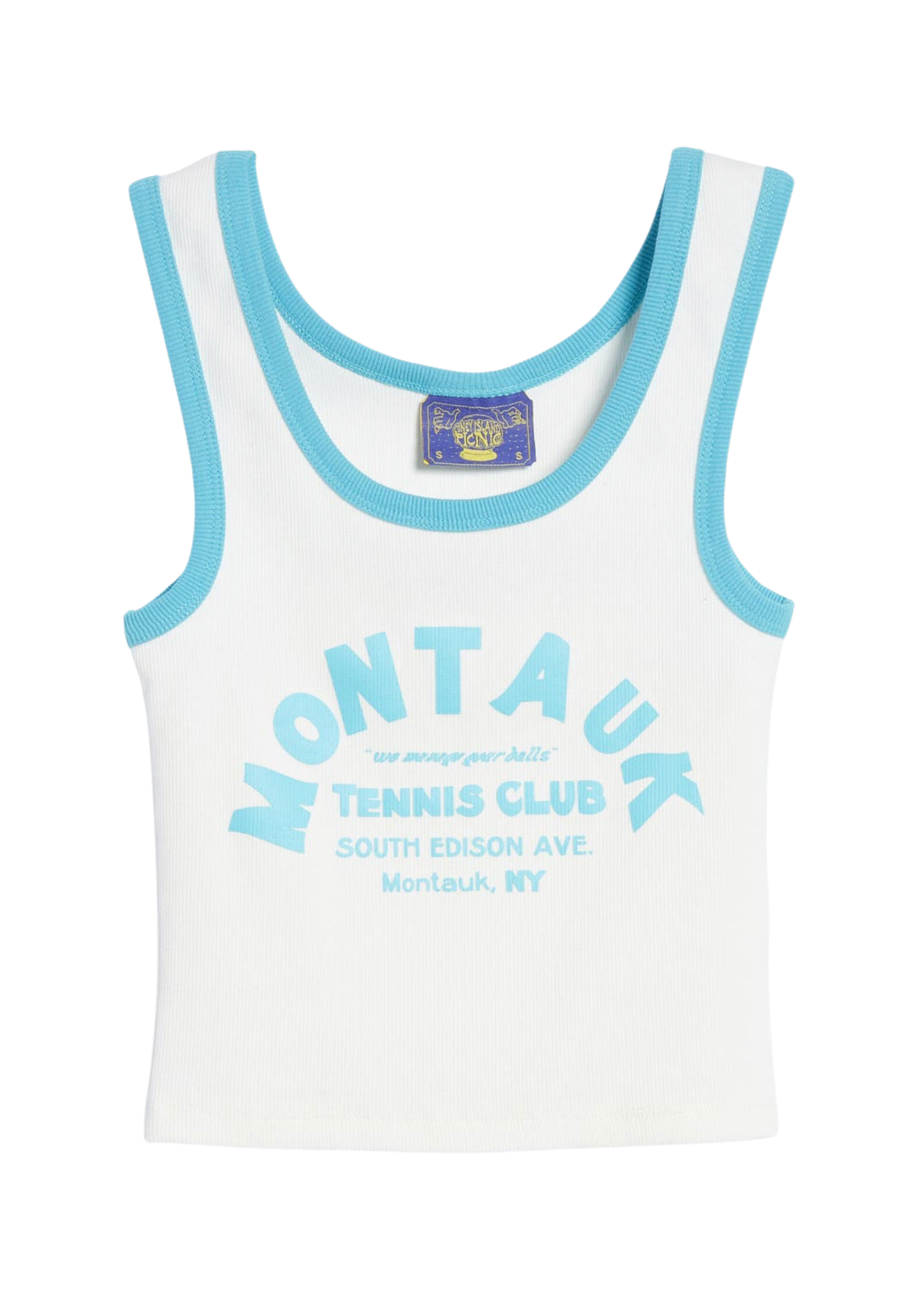 Montauk Tennis Club Ringer Tank Top